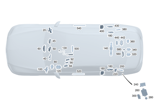 2239054409 - Electr. System: Electric-Electr. Cmpnt for Mercedes-Benz: 300C, 300CD, 350SD, C300, C43 AMG, C63 AMG S E Performance, EQE 350, EQE 350+, EQE 500, EQE AMG, EQS 450, EQS 450+, EQS 580, EQS AMG, Maybach S580, Maybach S680, S500, S580, S580e, S63 AMG E Performance, SL43 AMG, SL55 AMG, SL63 AMG, SL63 AMG S E Performance Image image