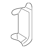 5Q0802552B - Body: Inner Hinge Pillar Reinforced Plate for Volkswagen: Arteon, e-Golf, Golf, Golf Alltrack, Golf R, Golf SportWagen, GTI, Jetta Image