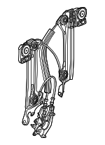 51355A0DAB2 - : 2022-2024 BMW iX - Window Regulator for BMW: iX Image