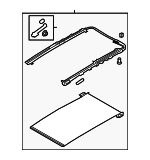 81646D9100WK - Body: Sunroof Frame for Kia: Sportage Image