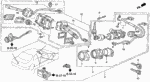 32133SM4003 - Electrical/Exhaust/Heater/Fuel: BAND, HARNESS OFFSET (30) (122.5MM) (YELLOW) for Acura Image