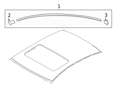 Exterior Trim - Roof for 2017 Kia Forte5 #0