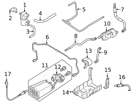 Emission Components for 2011 Suzuki SX4 #0