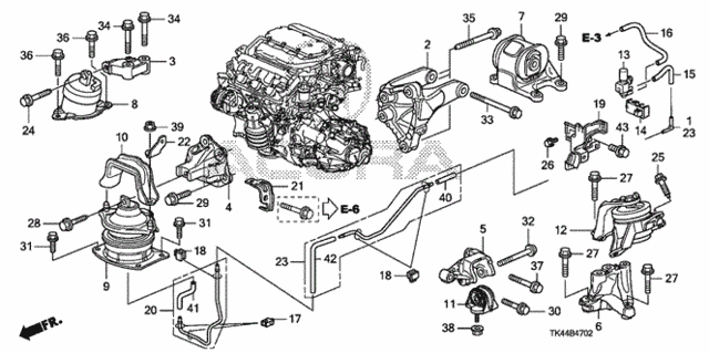 Engine Mounts (MT) for 2011 Acura TL #0