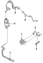 B45632600G - Steering: Power Steering Pump for Mazda Image