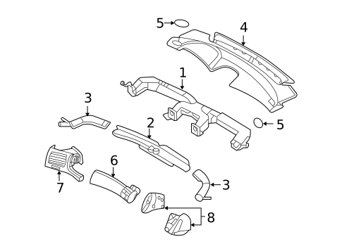 Ducts for 2010 Kia Optima #0