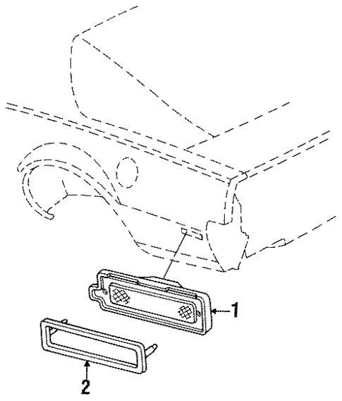 Side Marker Lamps for 1992 Pontiac Firebird #0