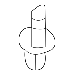 622970W010 - Body: Bumper Cover Bolt for Nissan Image