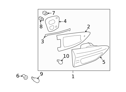 Bulbs - Chassis for 2007 Subaru B9 Tribeca #3