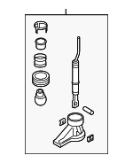 8K0711055K - : Gear Shift Assembly for Audi: A4, A4 Quattro, A5 Quattro, S4 Image