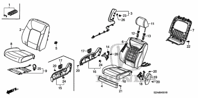 Front Seat (R.) for 2012 Honda Pilot #0