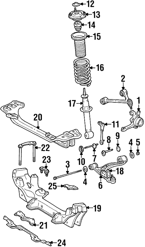Suspension Components for 1999 Lexus SC300 #0