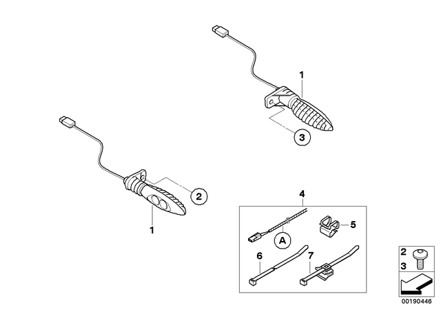 61139200225 - Protection: Cable tie for BMW-Motorrad Image