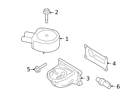 Engine Parts for 2008 Mercury Mariner #2