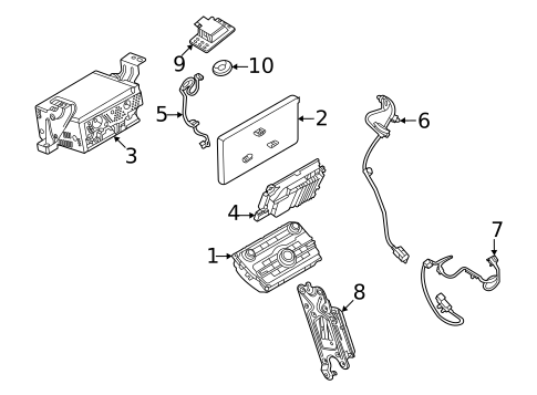 Navigation System for 2023 Lincoln Nautilus #0