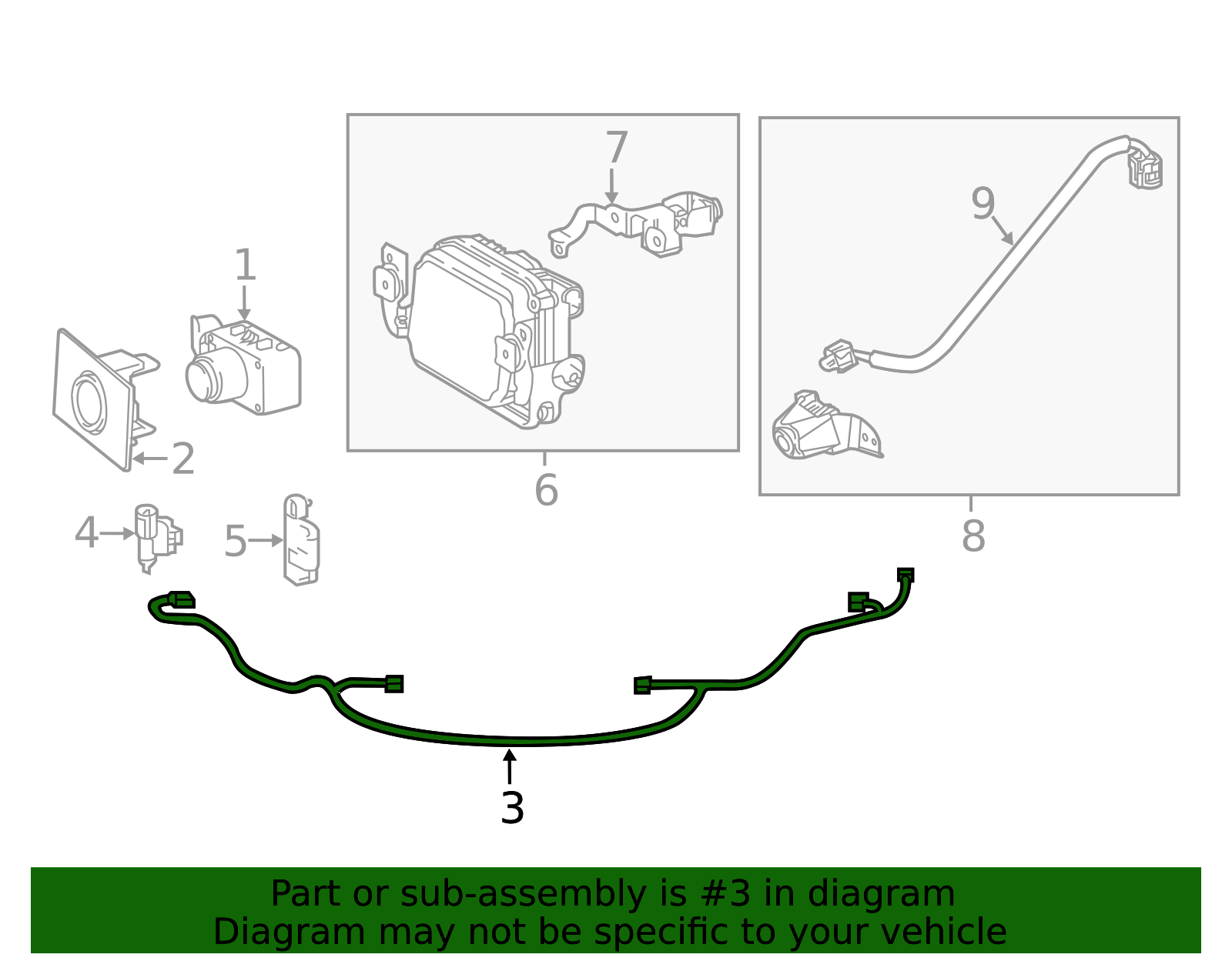 82114-48060 - High-Quality Parking Aid System Wiring Harness for 2018 ...