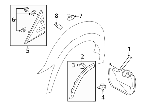 Exterior Trim - Fender for 2017 Ford Transit-250 #0