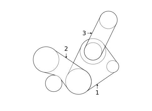 Belts & Pulleys for 2009 Hyundai Tucson #0