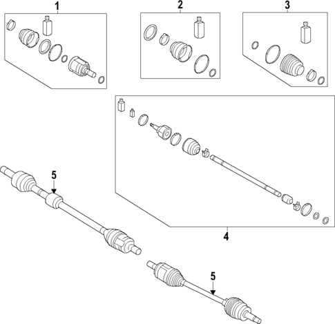 Axle Shafts & Joints for 2023 Hyundai Elantra #0