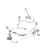 68438898AA - Cooling: Radiator Outlet Hose for Mopar Image