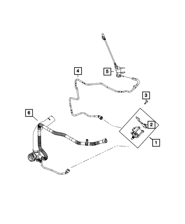 68438898AA - Cooling: Radiator Outlet Hose for Mopar Image