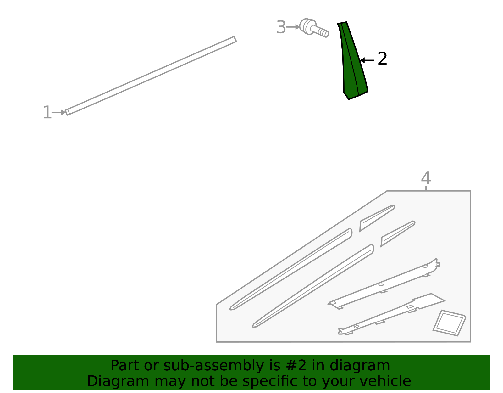 Door Applique - Exterior Accent Trim OEM | AutoNation Parts