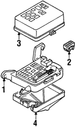 8979403161 - Electrical: Fuse &amp; Relay Box for Isuzu Image