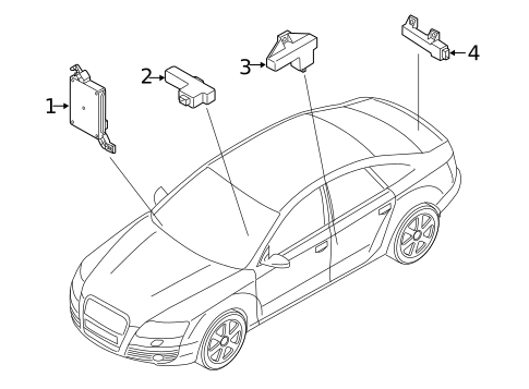 Keyless Entry Components for 2013 Audi Q7 #0