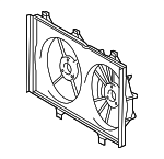 16711AD010 - Cooling System: Fan Shroud for Toyota Image image