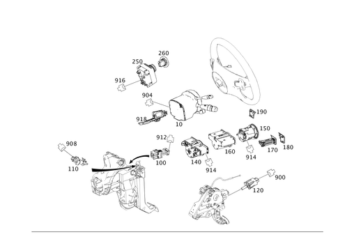 Switch for 2008 Mercedes-Benz C300 #0