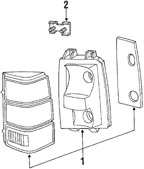 Combination Lamps for 1984 Chrysler LeBaron #0