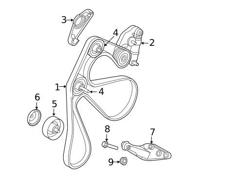 Belts & Pulleys for 2012 Land Rover Range Rover Evoque #0