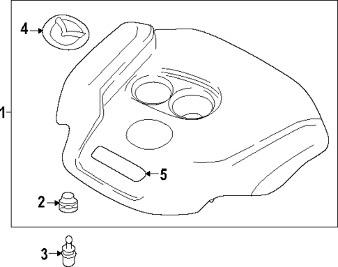 Engine Appearance Cover for 2023 Mazda CX-30 #0