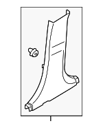 Lower Center Pillar Trim