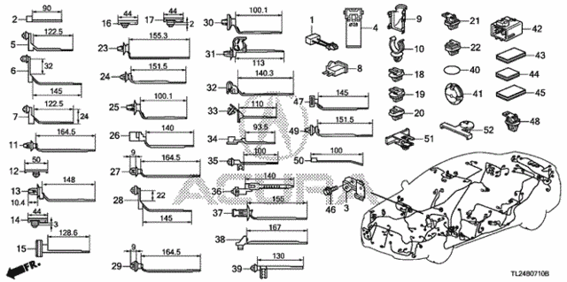 Harness Band - Bracket for 2010 Acura TSX #0