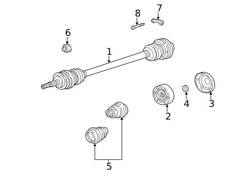 Drive Axles for 1999 Porsche 911 #0