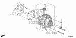 16400RN0A01 - Engine: THROTTLE BODY, ELECTRONIC CONTROL (GMC1E) for Honda Image