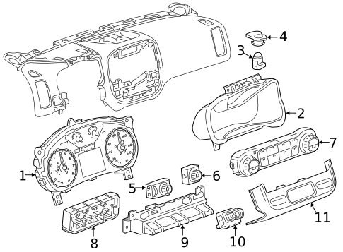 Switches, Solenoids & Actuators for 2019 Chevrolet Colorado #0