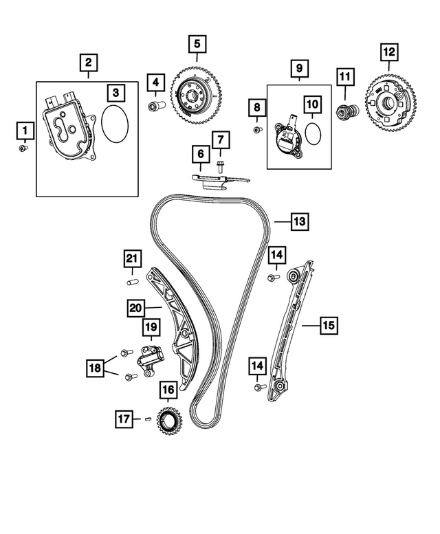 5048807AB - Engine: Timing Chain Guide for Mopar Image