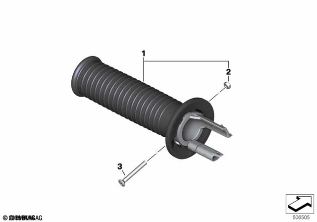 61318358271 - Steering: Handle Left -  for BMW-Motorrad Image