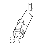 8W0955101C - Electrical: Cylinder for Audi: A4, A4 allroad, A4 Quattro, S4 Image