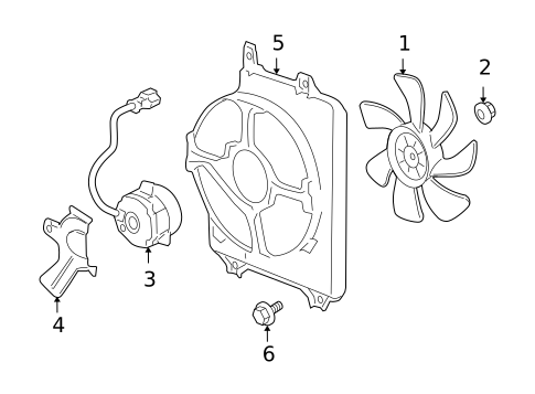 Condenser Fan for 2006 Acura RL #0