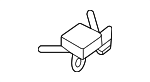 74308T90A01 - Body: Roof Molding Clip for Honda Image