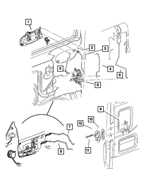 Front Door for 2004 Dodge Dakota #1