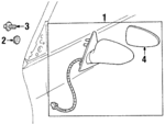 25726587 - : Mirror Assembly for Oldsmobile: Aurora Image