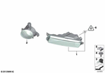 63177164856 - Lighting: Fog Lights, Right for BMW Image