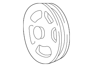 STP361 - Steering: Motorcraft™ Power Steering Pump Pulley for Ford Image