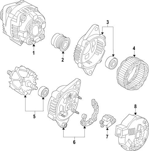 Alternator for 2019 Hyundai Tucson #0
