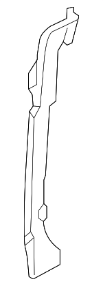 4M0819725B - Body: Instrument Panel Air Duct for Audi Image