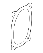 31411250 - Engine: Front Resonator Gasket for Volvo: S60, S90, V60, V60 Cross Country, V90, V90 Cross Country, XC60, XC90 Image